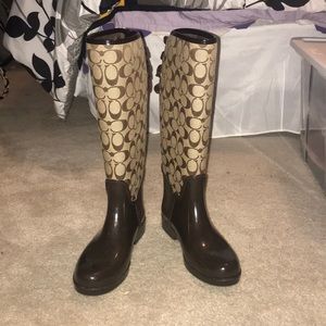 Coach Rainboots